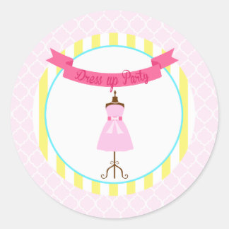 Dress Up Party 2 Zoll Runder Aufkleber