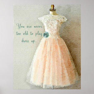 Dress up spielen poster