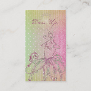 Dress up! Visitenkarten Visitenkarte