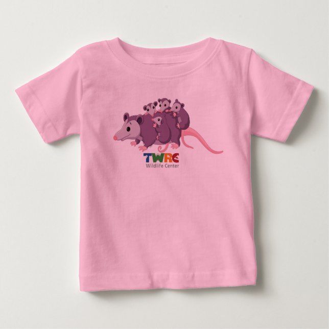Dress up your small doll in diesem einteiligen Tut Baby T-shirt (Vorderseite)