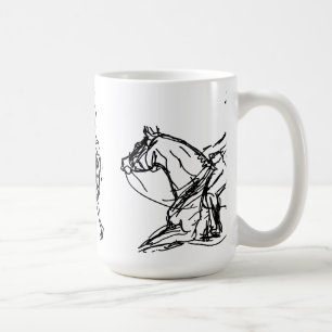 Dressage 3 Sketchs 2 Tasse