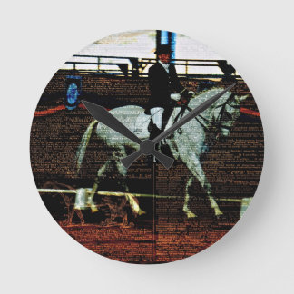Dressage Art Runde Wanduhr