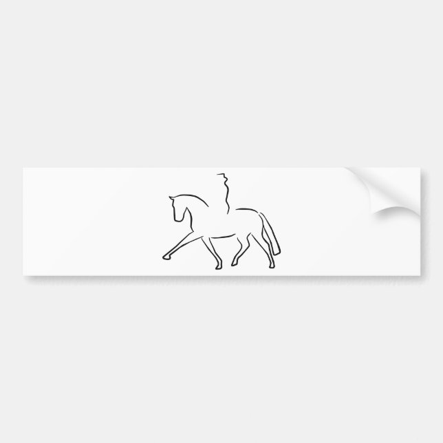 dressage autoaufkleber (Vorne)