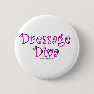 Dressage Diva Button