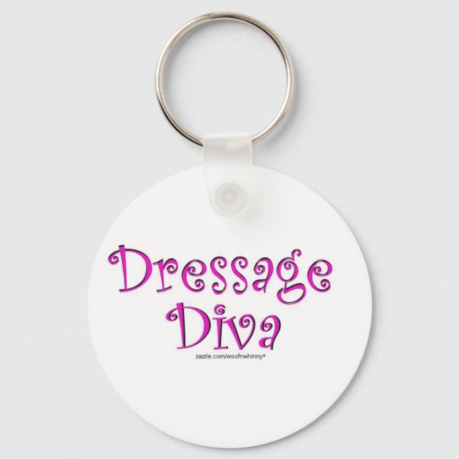 Dressage Diva Schlüsselanhänger (Vorderseite)