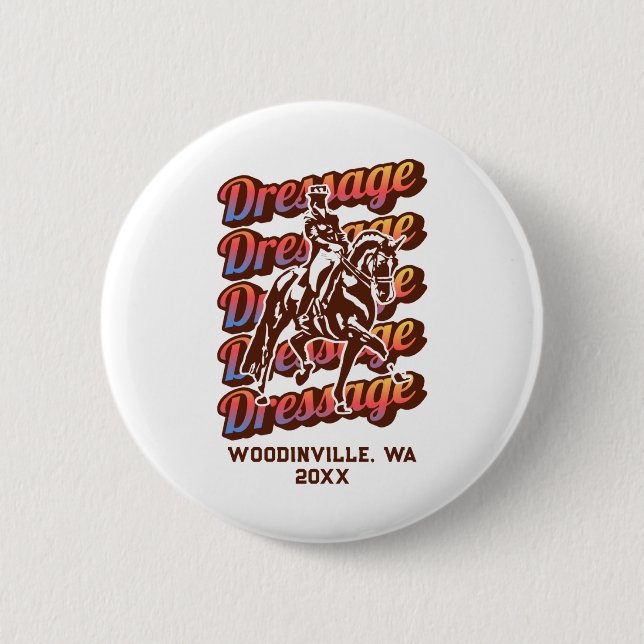 Dressage Event Or Location Date Name  Button (Vorderseite)
