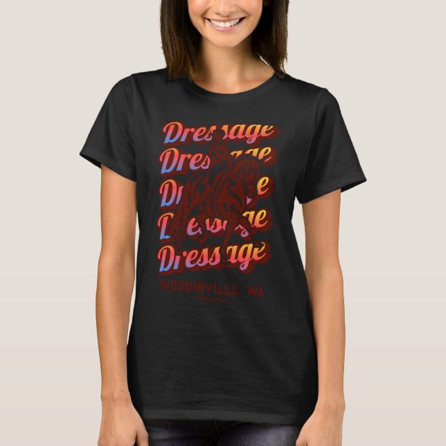 Dressage Event Or Location Date Name  T-Shirt (Vorderseite)