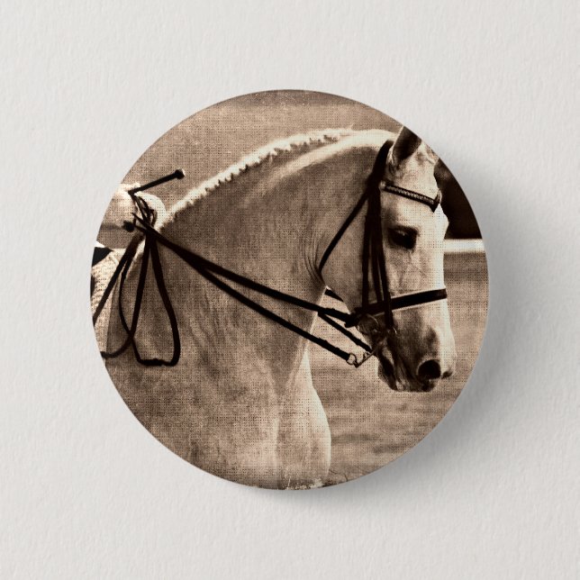 Dressage Grunge Button (Vorderseite)