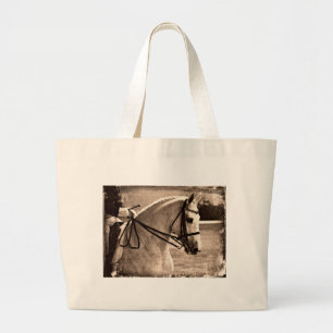 Dressage Grunge Jumbo Stoffbeutel