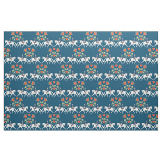 Dressage-Herz-und Pferdebaumwollgewebe Stoff