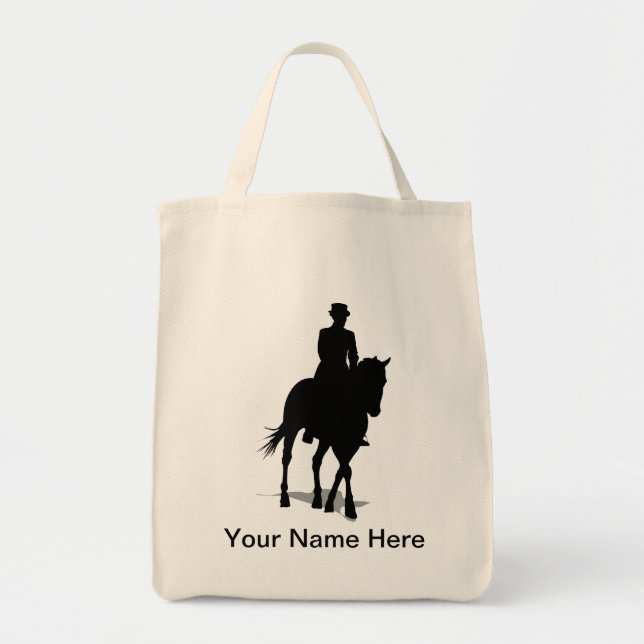 Dressage Horse Tote Bag Tragetasche (Vorne)
