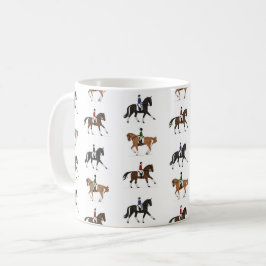 Dressage-Pferd Kaffeetasse