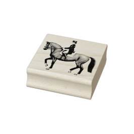 Dressage Pferde Reittour Briefmarke Gummistempel