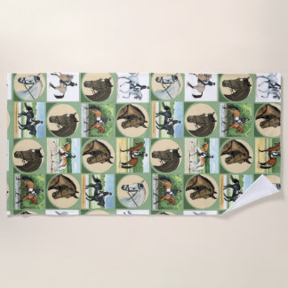 Dressage Pferde Strandtuch für Pferdefreunde