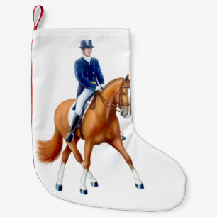 Dressage-PferdereiterweihnachtsStrumpf Kleiner Weihnachtsstrumpf