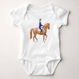 Dressage-PferdeSäuglings-Einteiler Baby Strampler