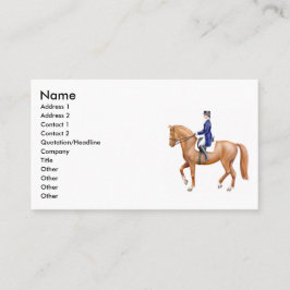 Dressage-PferdeVisitenkarten Visitenkarte