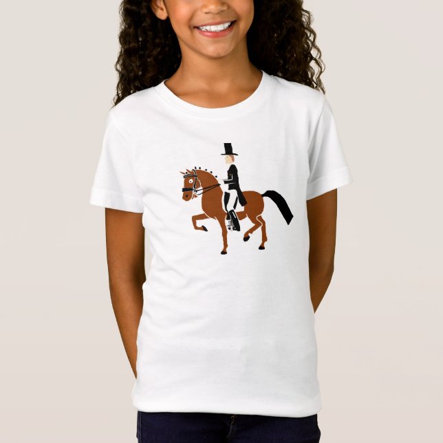 Dressage-Pony scherzt T-Shirt (Vorderseite)