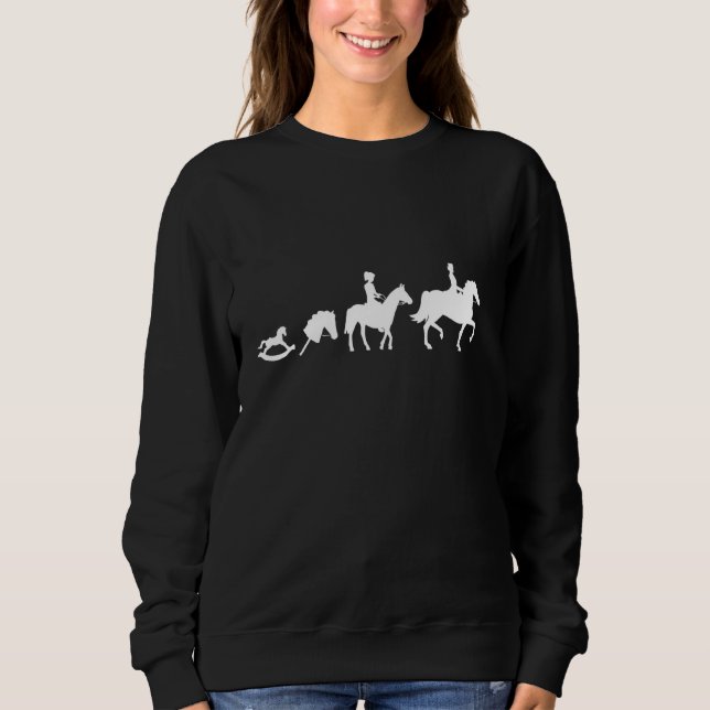 Dressage Reitpferde Evolution Sweatshirt (Vorderseite)