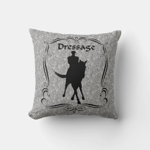 Dressage Reitsport Silhouette Kissen