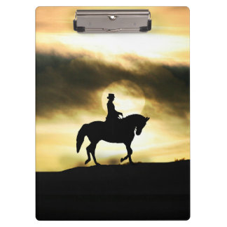 Dressage Rider Clipboard Klemmbrett