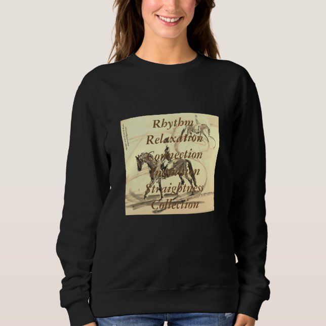 Dressage-Shirt-oder Jacken-Entwurf - Sweatshirt (Vorderseite)