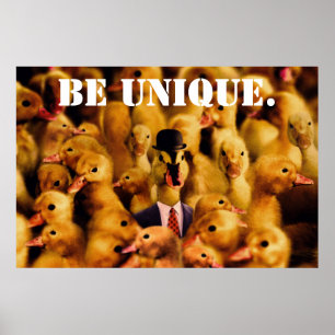 Dressed for Success Duck Poster