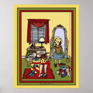 Dressing Room 02 Print Poster