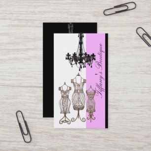 Dressmaker Mannequin Nähen Mode Designer Visitenkarte