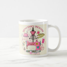 Dressmaker Nähtechnik-Tasse Kaffeetasse