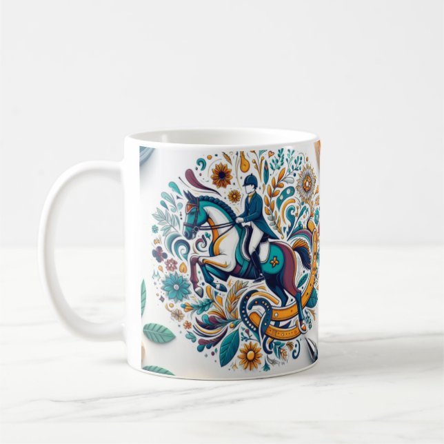 Dressur Reitsport Reitsport Tasse (Links)