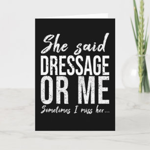 Dressurer Sportgeschenk Karte