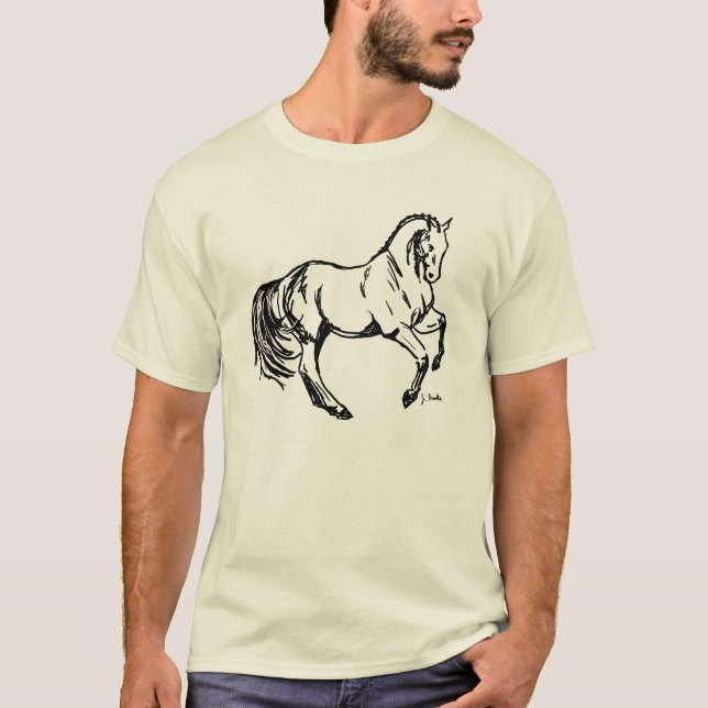 Dressurpferd T-Shirt (Vorderseite)