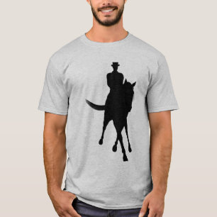 Dressurpferd und Rider Halbpass T-Shirt