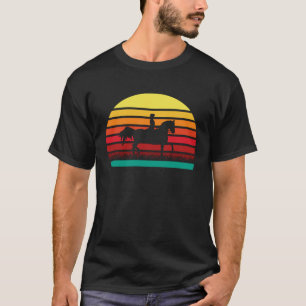 Dressurreiten Frau Pferd Mädchen Frau Sport T-Shirt