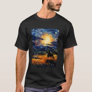 Dressurreiten Reitsport Sternennacht Schmerz T-Shirt