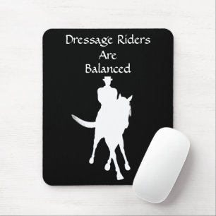 Dressurreiter sind ausgeglichene Pferde Mousepad