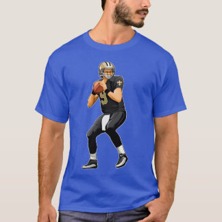 Drew Brees 9 wirft den Ball lustig T-Shirt