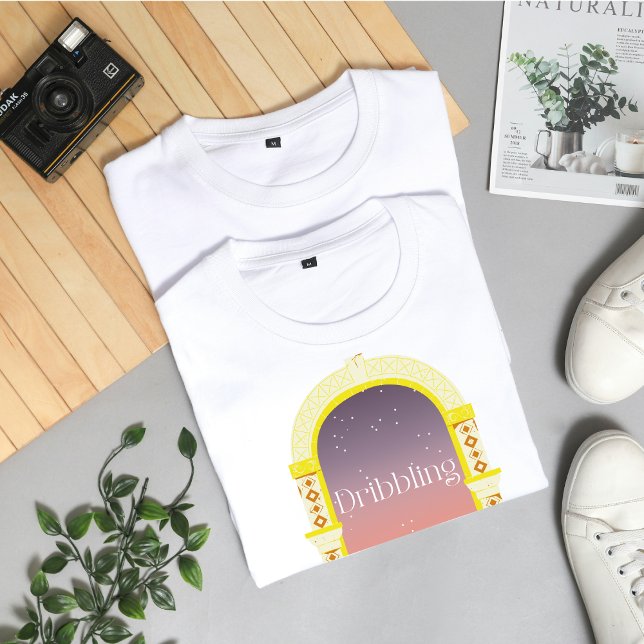 Dribbling Es ist sein Motto Funny Marokko Fußball T-Shirt (Von Creator hochgeladen)