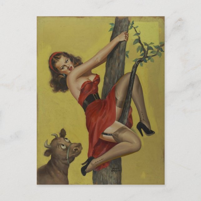 DRIBEN PINUP POSTCARD POSTKARTE (Vorderseite)