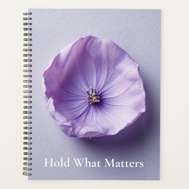 Dried Petal Preservation | Delicate Botanical Art Planer (Vorderseite)