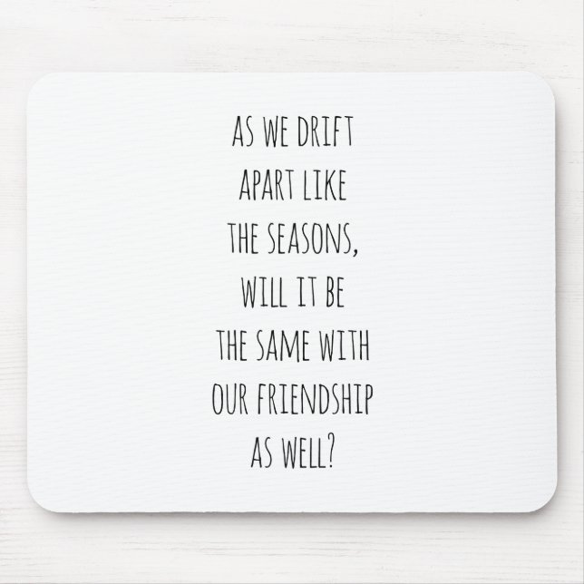 Drift Apart Mouse Pad Mousepad (Vorne)