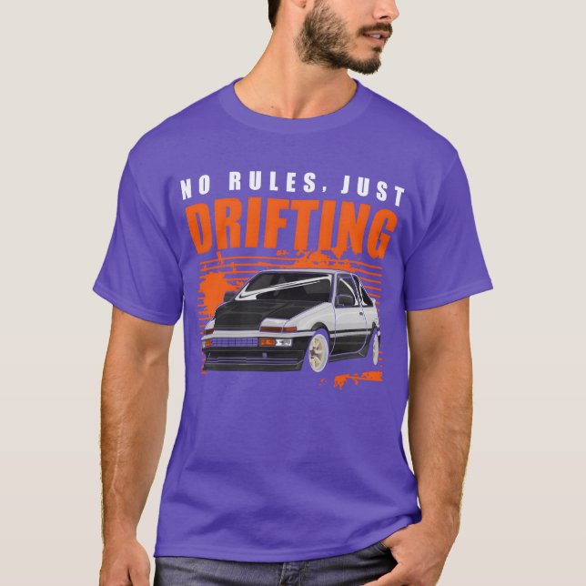 Drift-Auto-Cross Junge T-Shirt (Vorderseite)