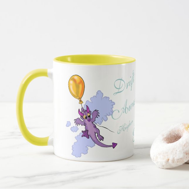 Drift Away Balloon Dragon Tasse (Mit Donut)