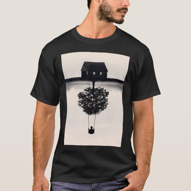 Drift Away (s/w) T-Shirt (Vorderseite)