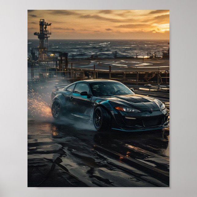 Drift Car Poster (Vorne)