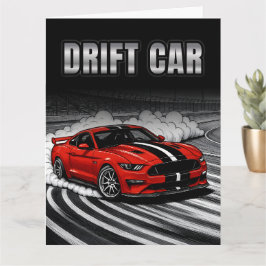 Drift Car Rote Muscle Karte