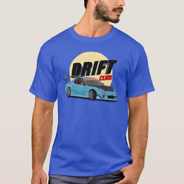 Drift Club Classic Design Geschenk T-Shirt (Vorderseite)
