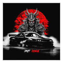 Drift Demon Samurai JDM Auto Drifting Phonk