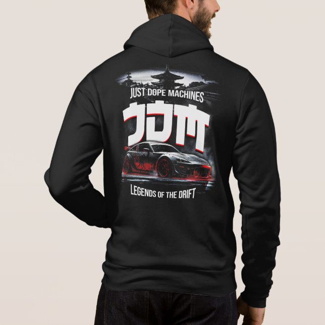 Drift JDM Just Dope Machines Legends of the Drift Hoodie (Rückseite)